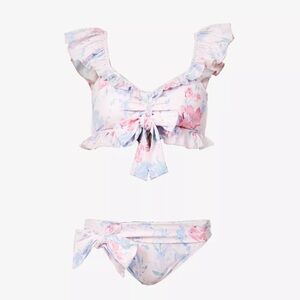 Loveshackfancy RARE Devi Two Piece Ruffle Wrap Bikini Set Small
